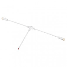 Коннектор питания ARL-MOONLIGHT-SPI/DMX-CON-POWER-T-MID-WIRE-WH (arlight, IP67 Пластик, 3 года)