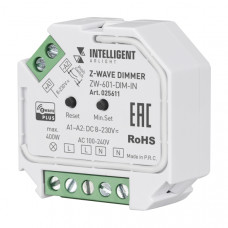 INTELLIGENT ARLIGHT Диммер ZW-601-DIM-IN (100-240V, 1x2A) (INTELLIGENT ARLIGHT, Пластик)