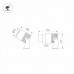 Прожектор уличный Arlight   ALT-RAY-ZOOM-R75-18W Warm 3000  IP67 032562