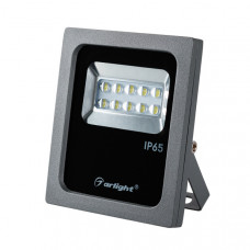 Светодиодный прожектор AR-FLAT-ARCHITECT-10W-220V Day (Grey, 50x70 deg) (arlight, Закрытый)