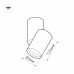 Спот Arlight SP-POLO-SURFACE-TURN-R85-15W Warm3000 (BK-BK, 40 deg) (IP20 Металл)