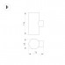 Светильник KT-RAY-WALL-TWIN-R46-2x3W Day4000 (GR, 24 deg, 24V) (Arlight, IP65 Металл, 3 года)