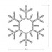 Фигура ARD-SNOWFLAKE-M5-600x600-360LED White (230V, 20W) (Ardecoled, IP65)