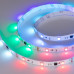 Светодиодная лента SPI-5000-5060-30 12V Cx3 RGB (10mm, 7.2W/m, IP20) (arlight, Открытый, IP20)