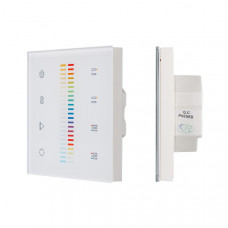 Панель Sens SR-2830C-AC-RF-IN White (220V,RGB+CCT,4зоны) (arlight, IP20 Пластик, 3 года)