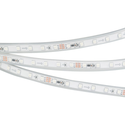 Светодиодная лента SPI-5000P-3535-72 24V Cx6 RGB (11mm, 14.4W/m, IP66) (arlight, Закрытый, IP66)