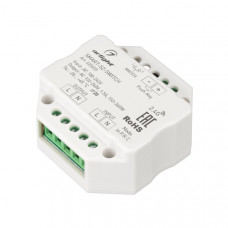 Контроллер-выключатель SMART-S2-SWITCH (230V, 1.5A, 2.4G) (Arlight, IP20 Пластик, 5 лет)