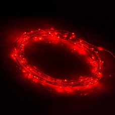Светодиодная нить WR-5000-12V-Red (1608, 100LED) (arlight, IP65)