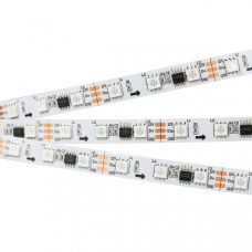 Светодиодная лента SPI-5000-5060-60 12V Cx3 RGB (10mm, 14.4W/m, IP20) (arlight, Открытый, IP20)