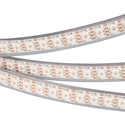 Светодиодная лента SPI-5000P-RAM-5060-100 12V Cx1 RGB-Auto (12mm, 14.4W/m, IP66)) (arlight, Закрытый, IP66)