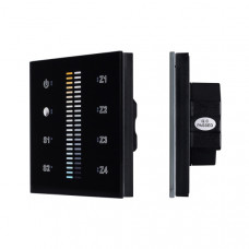 Панель Sens SR-2830B-AC-RF-IN Black (220V,MIX+DIM,4зоны) (arlight, IP20 Пластик, 3 года)