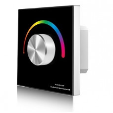 Панель SMART-P8-RGB-G-IN Black (12-24V, 3x4A, Rotary, 2.4G) (Arlight, IP20 Пластик, 5 лет)