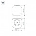 Светильник LGD-Wall-Orb-4WH-8W Warm White (Arlight, IP54 Металл, 3 года)
