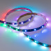 Светодиодная лента SPI-5000-5060-30 12V Cx3 RGB-Auto (Black 10mm, 6.5W/m, IP20) (arlight, Открытый, IP20)