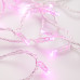 Светодиодная гирлянда ARD-STRING-CLASSIC-10000-CLEAR-100LED-STD PINK (230V, 7W) (Ardecoled, IP65)
